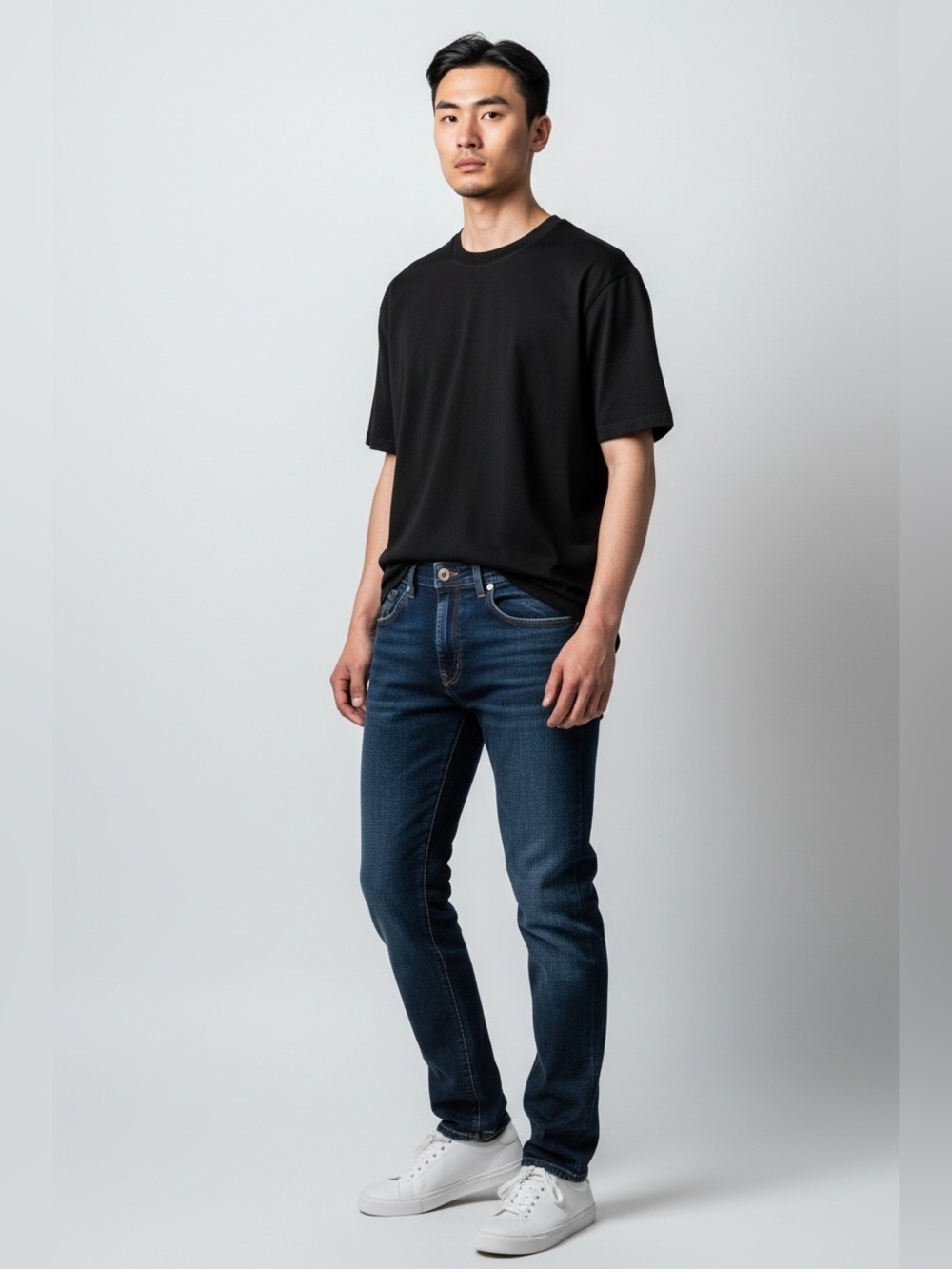 *Zara Men Indigo Skinny Jeans with Light Distress